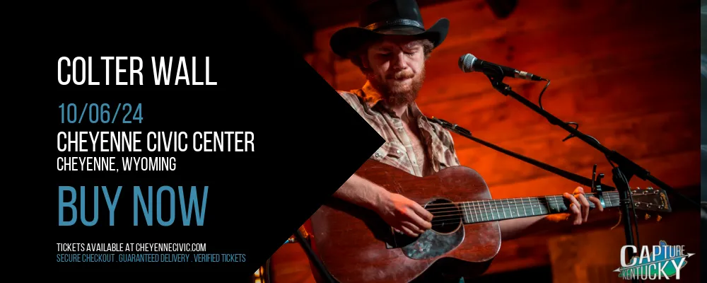 Colter Wall at Cheyenne Civic Center